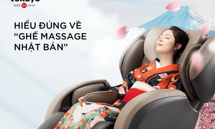 Hiểu đúng về 'Ghế massage Nhật Bản'