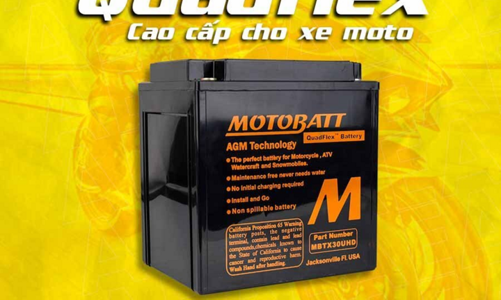 3 thương hiệu ắc quy cao cấp cho xe máy tại Việt Nam