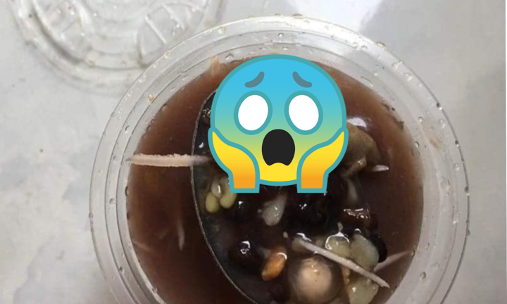 ‘Sự cố’ hãi hùng khi đang ăn chè của cô gái khiến dân mạng ‘khóc thét’