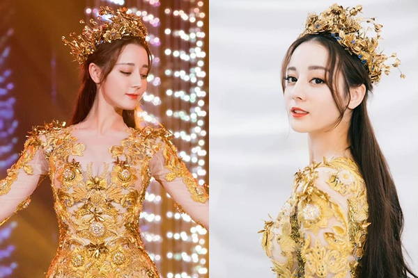 Ảnh cũ của Địch Lệ Nhiệt Ba tại Kim Ưng 2018 hot lại, lộng lẫy như một nữ thần