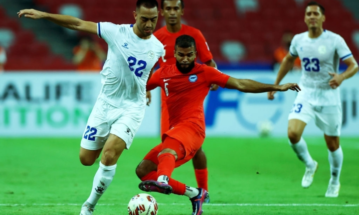 AFF Cup 2020: Ghi 2 bàn trong 3 phút, Singapore thắng nghẹt thở Philippines