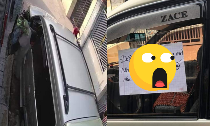 Xe đỗ chắn cửa, bít hẻm, chủ nhà có chiêu 'dằn mặt nhẹ' lại nhận mưa lời khen