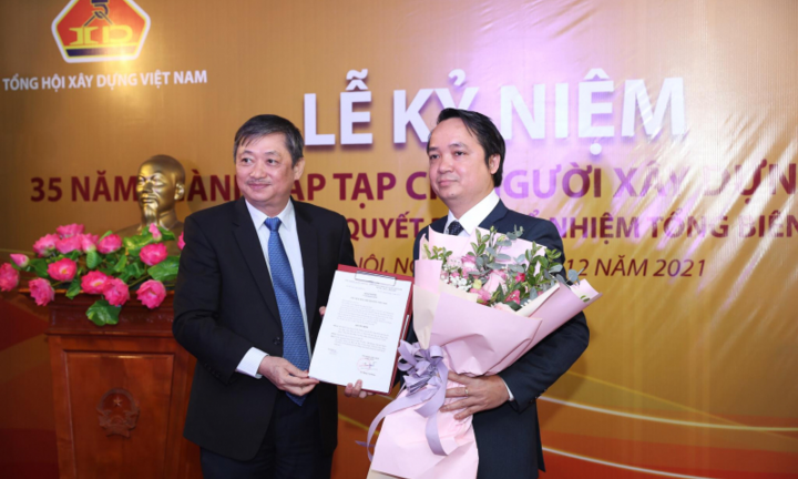 Ông Hoàng Chiến Thắng làm Tổng biên tập Tạp chí Người Xây dựng