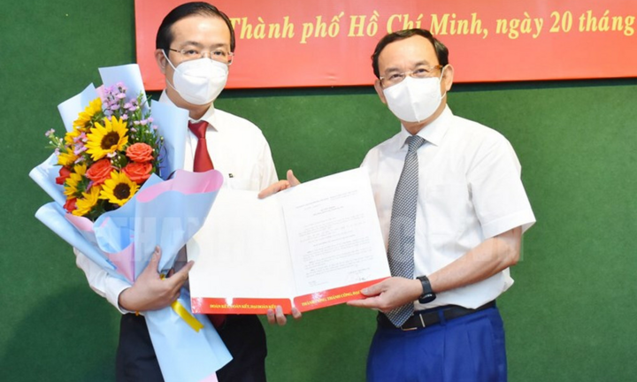 Ông Lê Văn Minh giữ chức Bí thư Quận ủy quận 10, TP.HCM