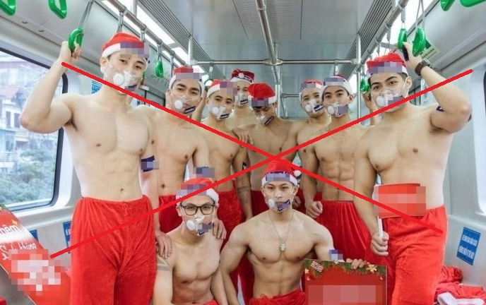 Thuê người cởi trần quảng cáo trên tàu điện, Công ty Vua Nệm bị phạt 137 triệu