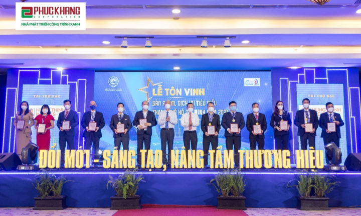 Phuc Khang Corporation đạt danh hiệu Sản phẩm, dịch vụ tiêu biểu TP.HCM năm 2021