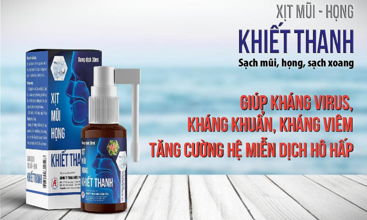 Những điều cần biết về Xịt mũi họng Khiết Thanh