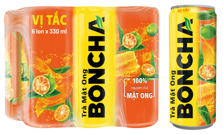Trà mật ong BONCHA ra mắt phiên bản lon sleek-can cao cấp