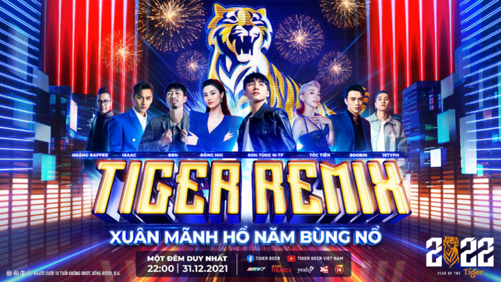 Sắp diễn ra đại nhạc hội Tiger Remix 2022