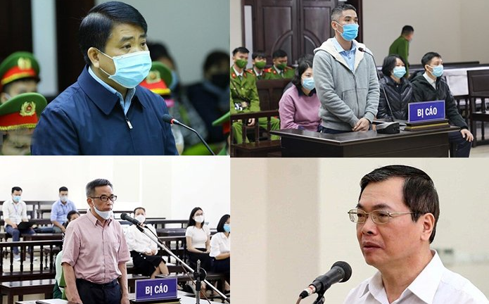 Năm 2021, hàng loạt đại án tham nhũng, kinh tế được đưa ra xét xử