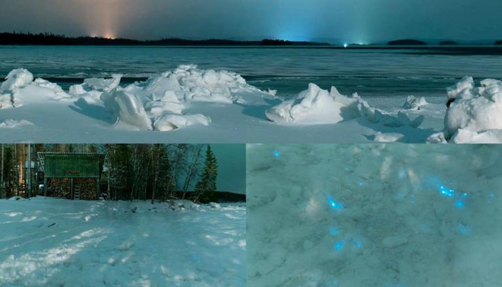Bí ẩn lớp tuyết biết phát sáng ở Bắc Cực