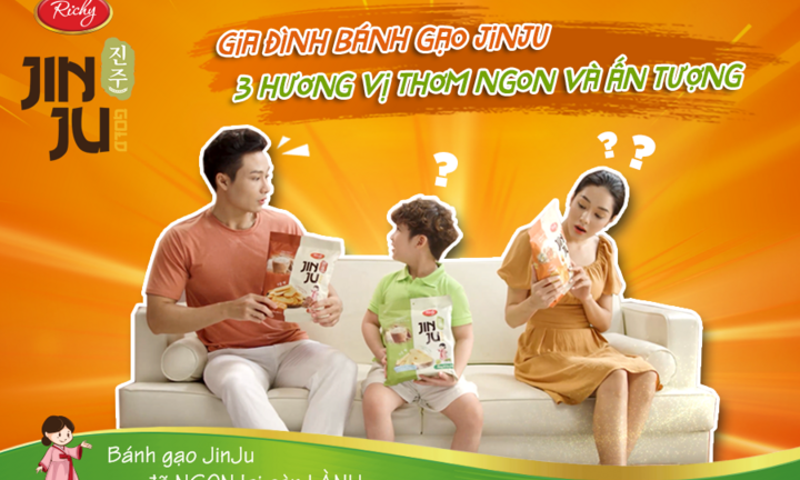 Bánh gạo Jinju Richy siêu xốp giòn tan – sự lựa chọn đa dạng cho cả gia đình