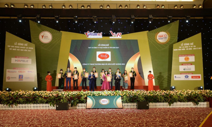 Richy – Hoàng Mai: 3 năm liên tiếp lọt top đầu ngành Thực phẩm, Bánh kẹo Việt
