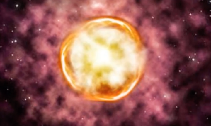 Lần đầu tiên quan sát được sao lùn đỏ phát nổ trong thời gian thực