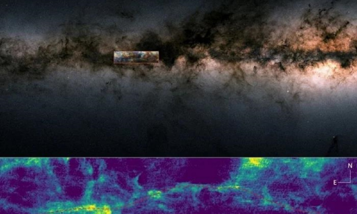 Phát hiện 'sợi Maggie' dài 3.900 năm ánh sáng vắt ngang thiên hà chứa Trái Đất