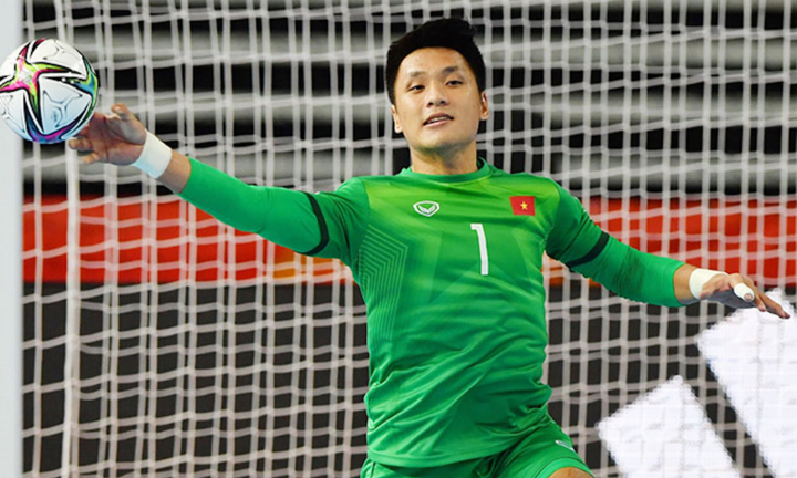 Thủ môn futsal Việt Nam lọt top 10 thế giới 