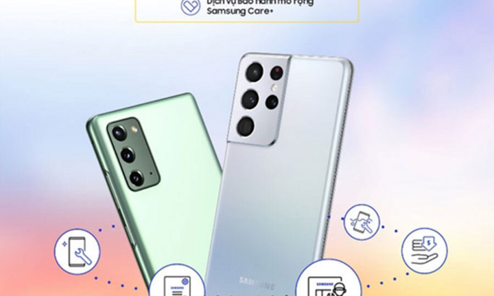 Bảo vệ toàn diện cho thiết bị của bạn với dịch vụ bảo hành Samsung Care+