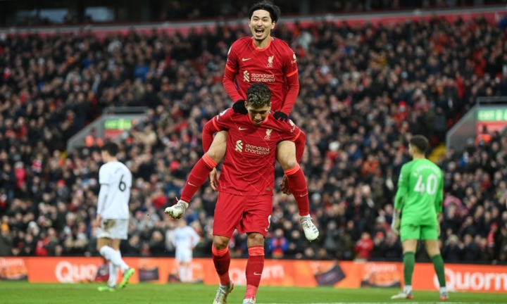 Kết quả Ngoại Hạng Anh: Thắng đậm Brentford, Liverpool lên nhì bảng