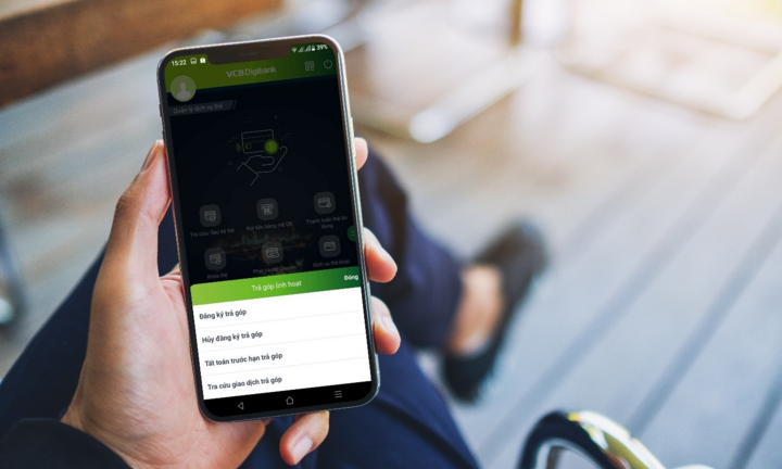 Chủ động tài chính với dịch vụ trả góp linh hoạt trên VCB Digibank