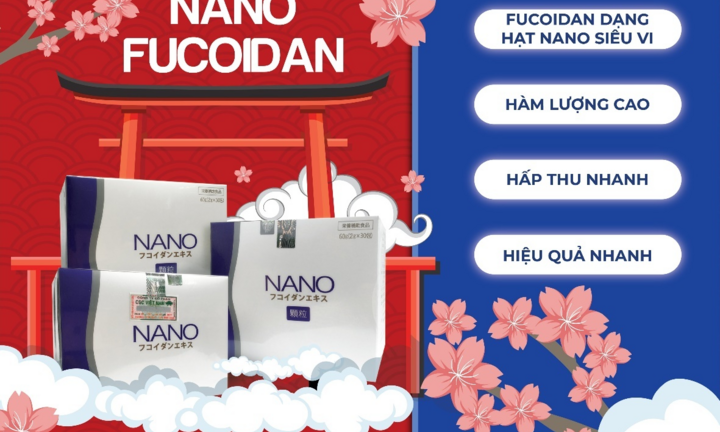 Nano Fucoidan - Hàm lượng cao và hấp thu vượt trội so với Fucoidan thông thường