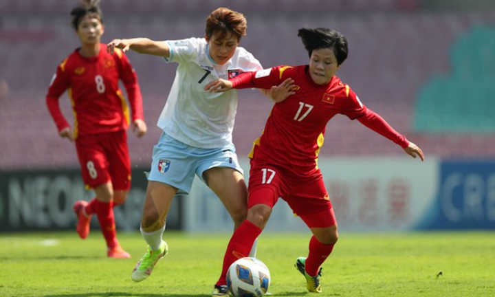 Trực tiếp bóng đá Việt Nam 2-1 Đài Bắc Trung Hoa: Bích Thùy lập công 