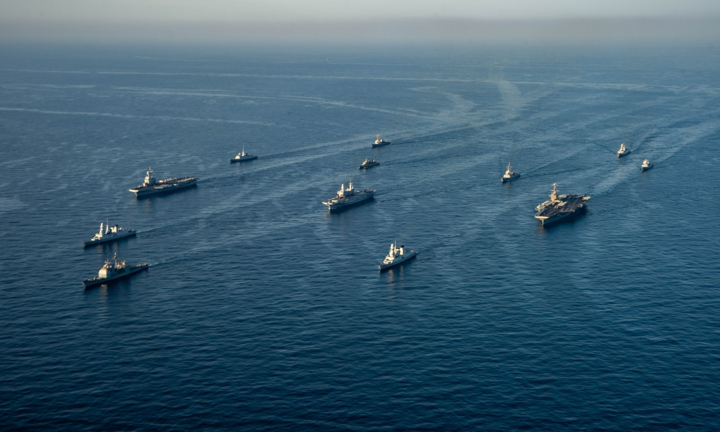 Ba nhóm tác chiến tàu sân bay NATO ‘so găng’ với hạm đội Nga ở Địa Trung Hải