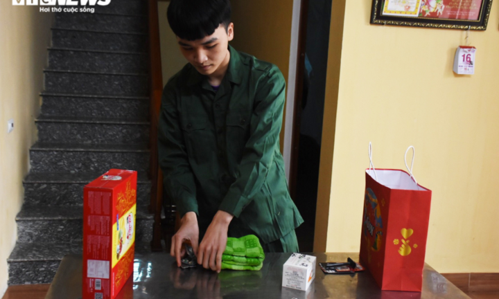 Thanh niên Thái Bình nhập ngũ: 'Môi trường quân đội sẽ giúp em trưởng thành hơn'