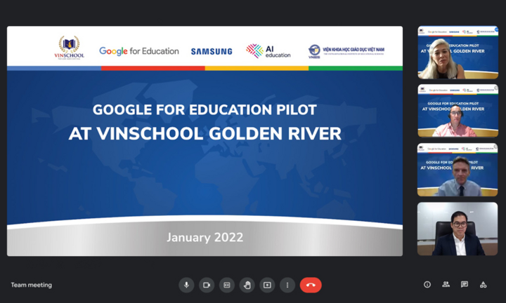 Hợp tác với Google và Samsung, Vinschool nâng cao chất lượng dạy, học