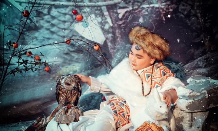 Sao nhí Muối Dubai ‘cưng xỉu” khi hóa thân thành 'Hoàng tử Mông Cổ'