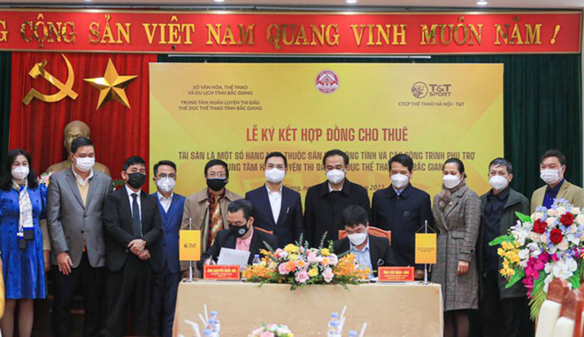 Hà Nội FC thuê sân vận động Bắc Giang 20 năm