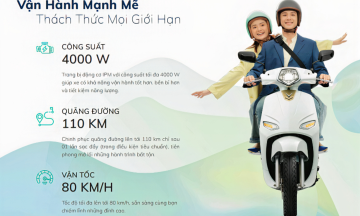 4 công nghệ đặc biệt trên 'siêu phẩm' xe máy điện thời trang Vento mới ra mắt