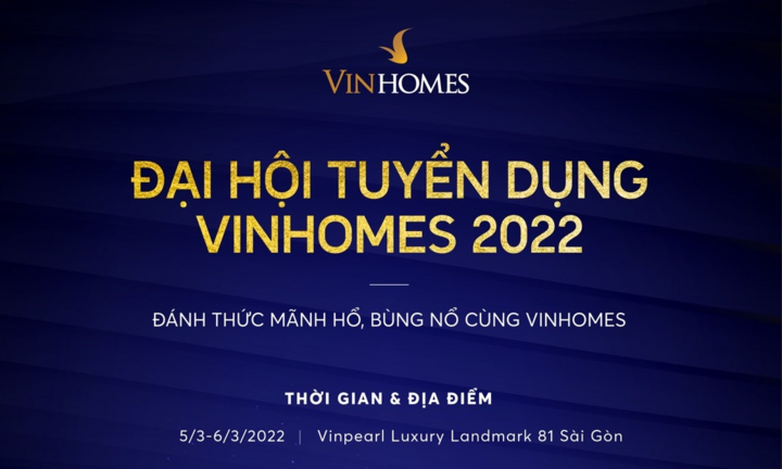 Vinhomes tổ chức Đại hội tuyển dụng đầu tiên của năm 2022