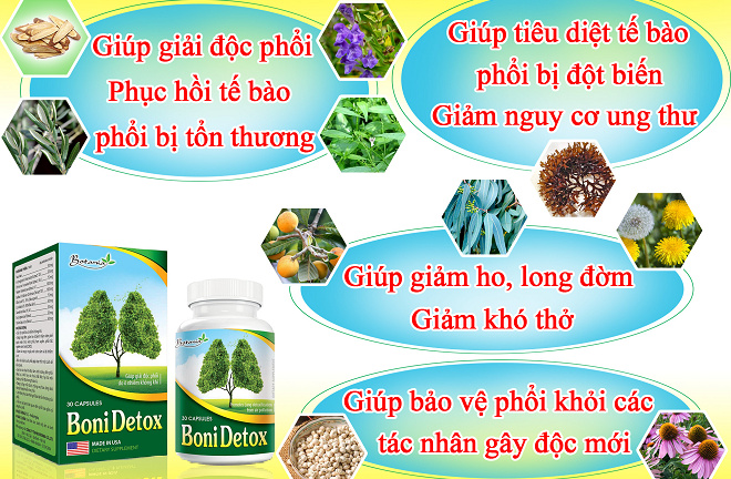 BoniDetox – Bí quyết giúp lá phổi luôn khỏe mạnh