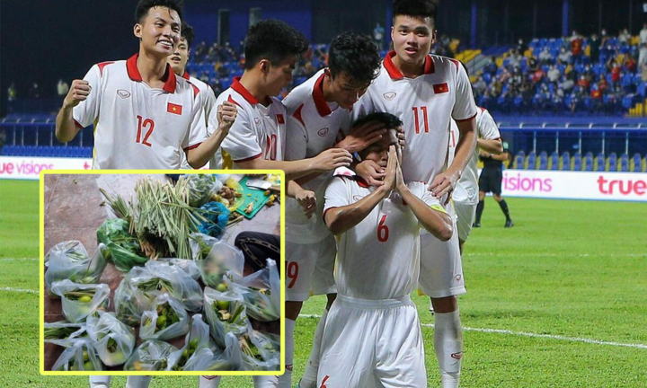 Ấm lòng đồng bào ở Campuchia tiếp tế sả, gừng, đồ bổ để U23 Việt Nam chiến Covid