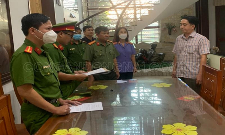 Bắt tạm giam cựu Phó Chủ tịch TP Biên Hoà