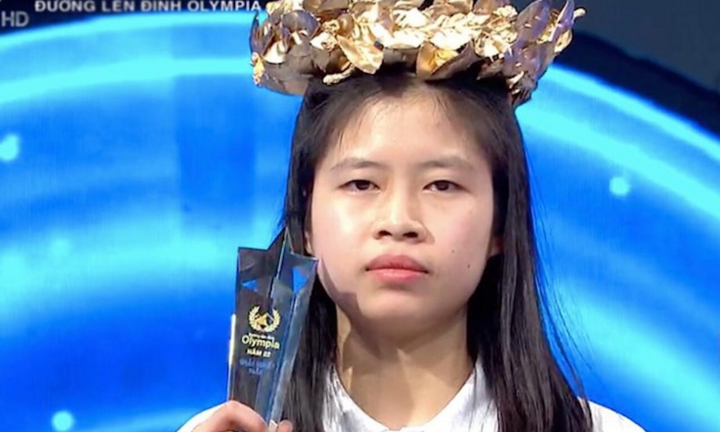 Nữ sinh Hà Nội chiến thắng tuyệt đối, giành vòng nguyệt quế Olympia
