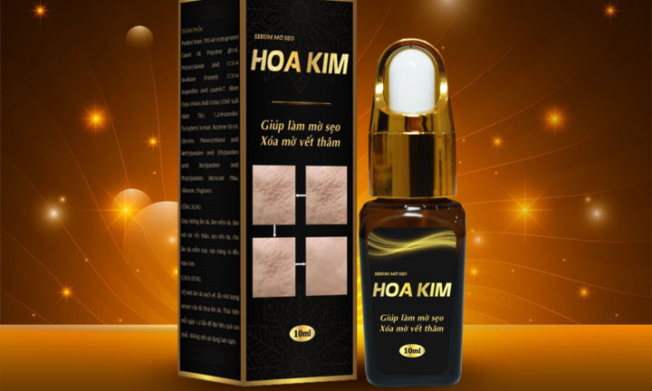 Serum Hoa Kim mờ sẹo rỗ - chú trọng tự phục hồi sẹo rỗ theo cấu trúc da ban đầu 