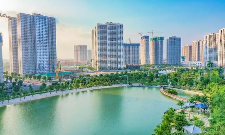 Tiến độ dự án Imperia Smart City nhìn từ trên cao