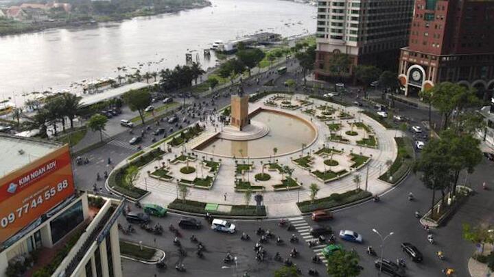 Video: Toàn cảnh khu tượng đài Trần Hưng Đạo thay 'áo mới'