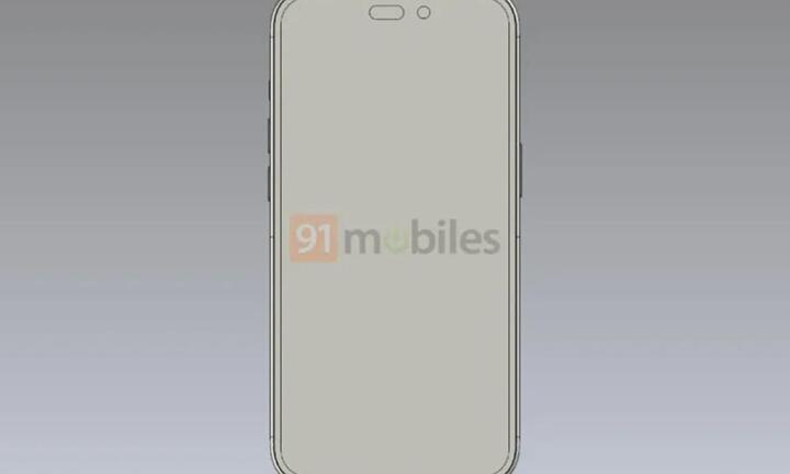 iPhone 14 Pro lộ diện với màn hình đục lỗ và viên thuốc