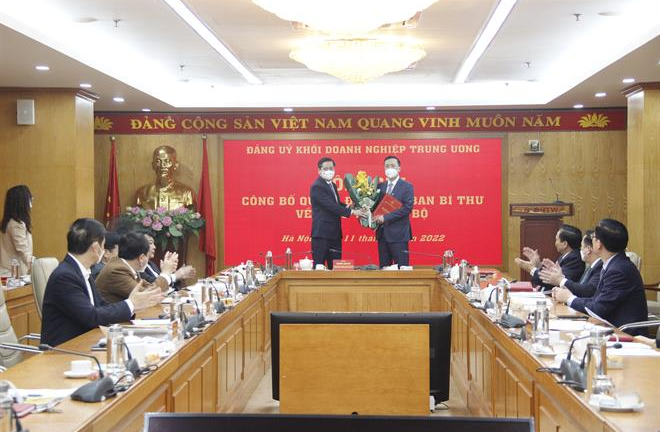 Chủ tịch Vietcombank giữ chức Ủy viên Ban Thường vụ Đảng ủy khối DNTW