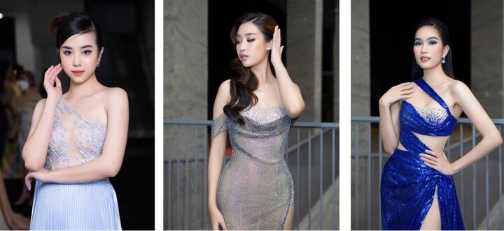 Đỗ Mỹ Linh mặc đầm xuyên thấu nóng bỏng, đọ dáng dàn người đẹp trên thảm đỏ