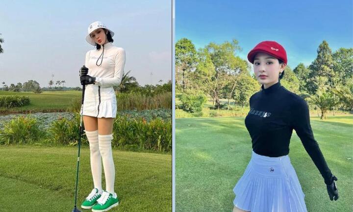 Hiền Hồ xinh, chảnh, phong cách với thời trang đánh golf 