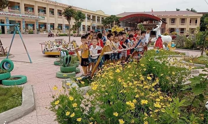 Mầm non Bình Dân - xây dựng trường lấy trẻ làm trung tâm