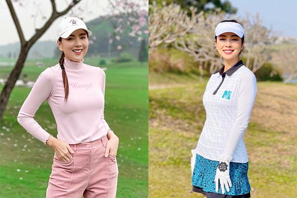 Những người đẹp mê chơi golf của showbiz Việt 