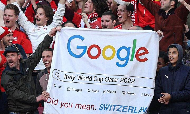 Cổ động viên Thụy Sĩ chế nhạo tuyển Italy