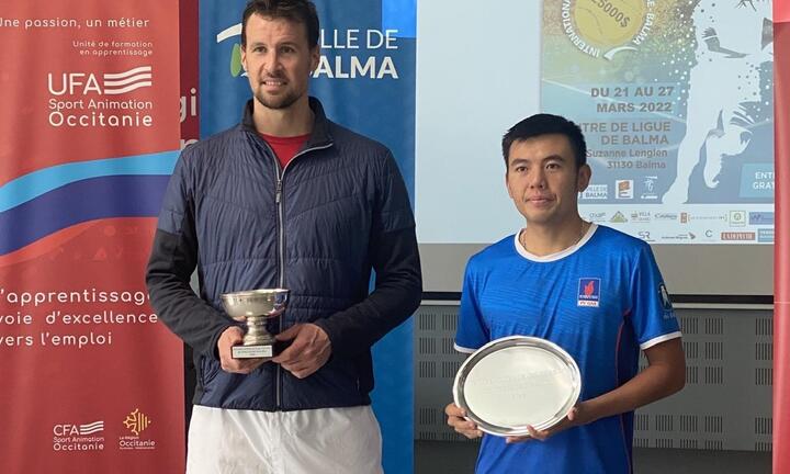 Lý Hoàng Nam giành ngôi á quân tại giải quần vợt M25 Toulouse-Balma