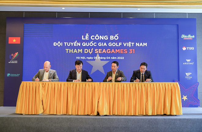 T99 Group là nhà tài trợ chính đội tuyển Golf Việt Nam tại SEA Games 31