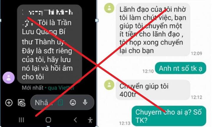 Mạo danh Bí thư Hải Phòng, nhắn tin mượn hàng trăm triệu đồng