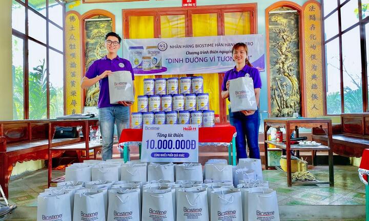 Biostime Việt Nam tổ chức chuỗi hoạt động thiện nguyện 'Dinh dưỡng vì tương lai'
